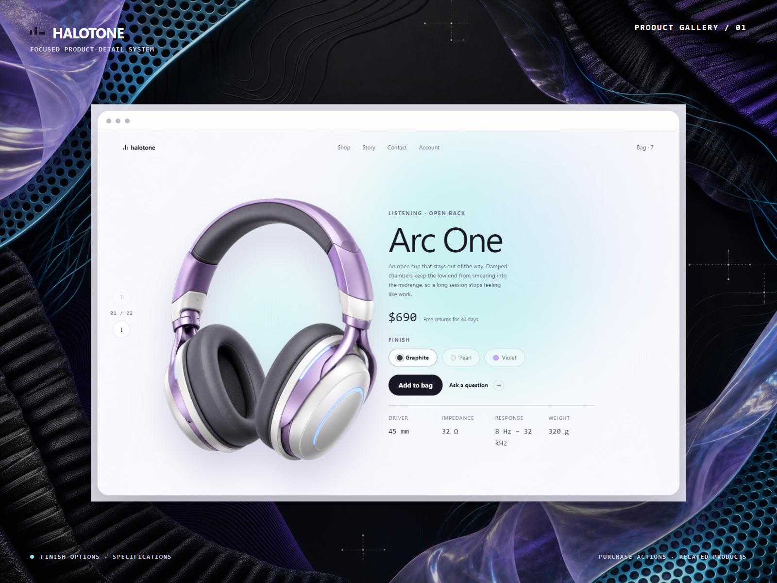 Halotone — Audio & Hi-Fi Store HTML Template gallery